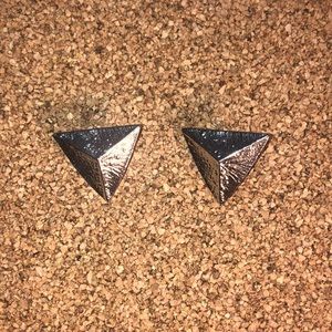 Silver earrings